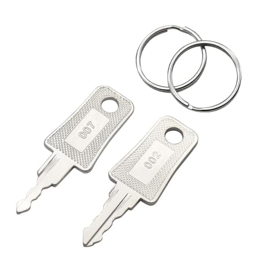 TSA Schlüssel 007 für TSA Schloss - 2 Stück TSA007 Schlüssel & TSA002 Schlüssel für TSA Kofferschloss, TSA Key, Universell Multifunktionale Gepäckschlüssel für Gepäck Koffer Zoll, Robust und Langlebig