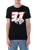 Camiseta de hombre de la colección oficial de Pedro Acosta. Base negra con número y logos impresos en frente y espalda. Composición: 100% algodón.