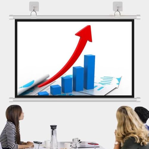 Pantalla Manual Retráctil 72" 16:9 para Proyector
