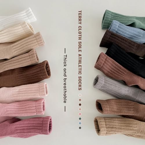 Wool Socks Toddler Boys Girls Winter Thermal Warm Cozy Soft Thick Crew Socks 5 Pairs2
