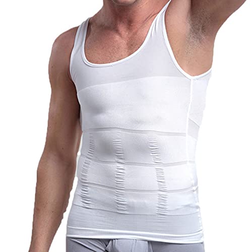 Chaleco moldeador de cuerpo masculino elástico que reduce abdomen y estiliza la figura