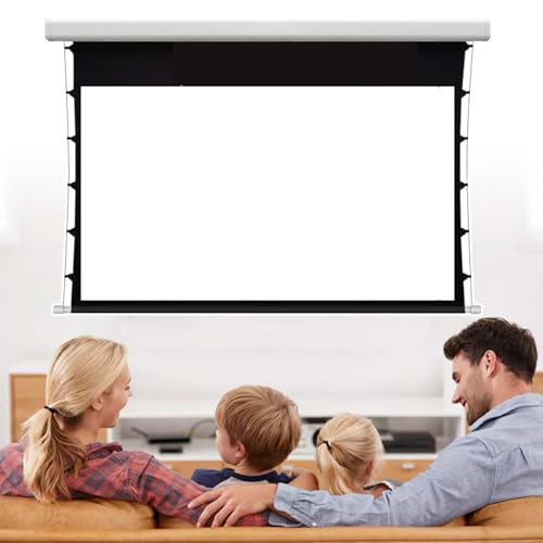 Pantalla de proyección eléctrica motorizada 92 pulgadas