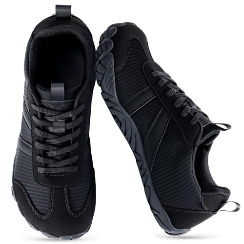 Barefoot Shoes Women Casual Sneakers, Wide Toe Box Zero Drop Lightweight Breathable Trail Running Men Footwear, Non-Slip Minimalist Fashion Comfortable Walking Hiking Travel Shoes Unisex