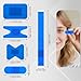 100pcs Multishape Plasters Waterproof Adhesive Bandages, Flexible & Breathable Latex-Free Wound Protection Patches Metal Detectable Adhesive Bandages for Food Service Industry Use