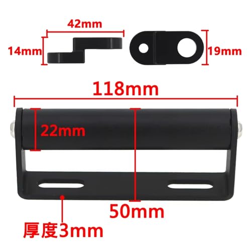 Support de navigation moto rigide anti-vibrations pour ADV 350 - 3