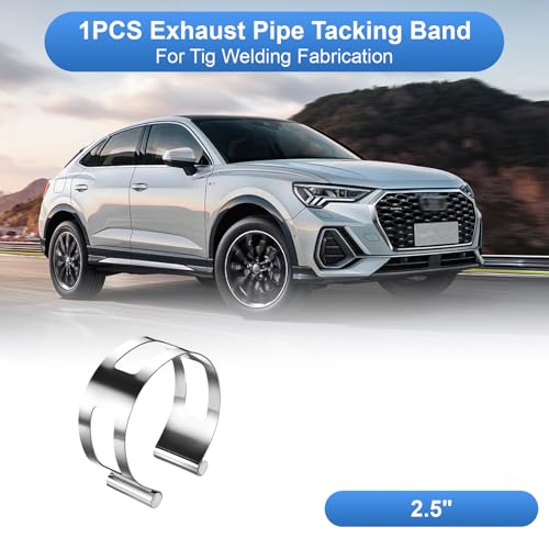 Image of 2.5 Inch Stainless Steel Exhaust Clamp, Universal for Welding and Exhaust Pipe Repair (2.5 inches)