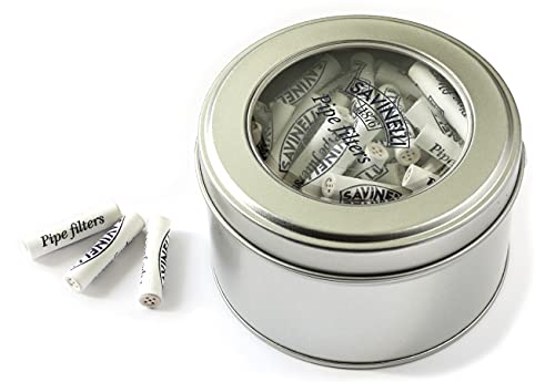 Savinelli Holzkohlefilter für Rohre, Durchmesser 9 mm, insgesamt 100 Filter Cover