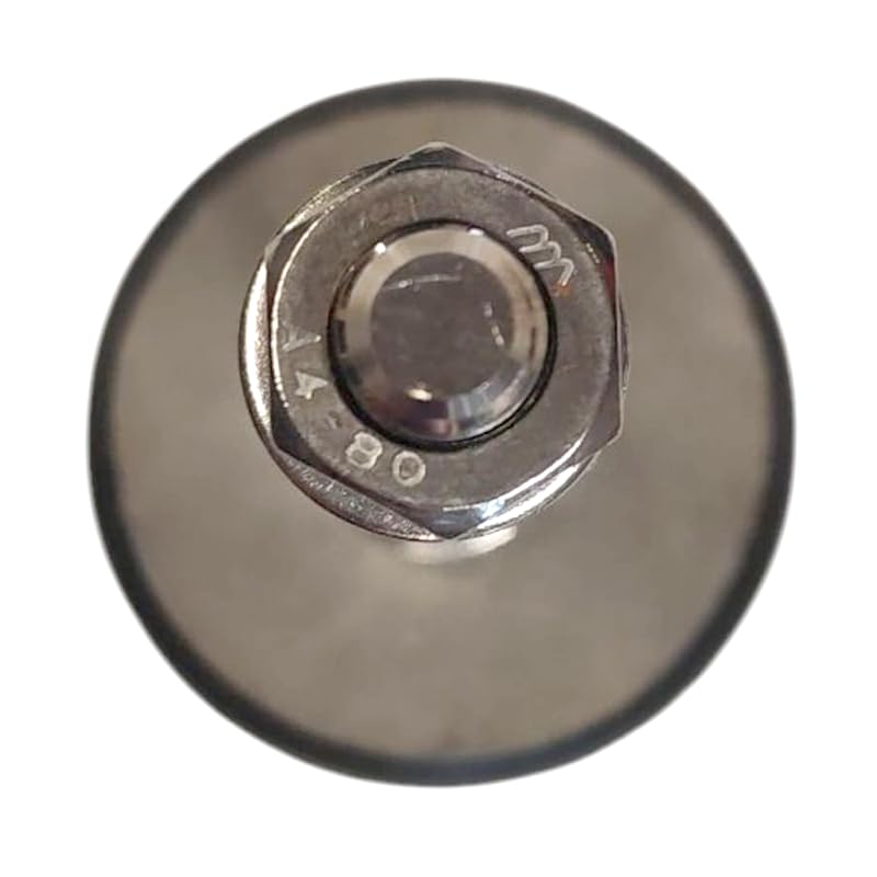 Patas Nivelación Industriales, 115 mm alto, regulación de 35 a 105 mm. Peso soportado: 150 kg por pata. Diámetro goma 60 mm. Rosca M10, Antivibración y antideslizante, Acero Inoxidable A4, Pack de 4