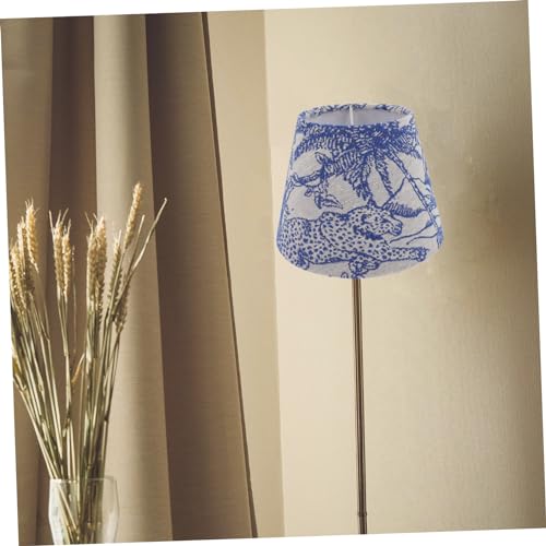 Osaladi 03532278MB7R Embroidered Fabric Lampshade Fabric Lamp Shade Small Lamp Shades Chandelier Shade Cloth Lamp Cover Wall Lamp Table Lamp Shade Tropical Lamp Shade E27 Housing Cover Desktop Iron thumb #4