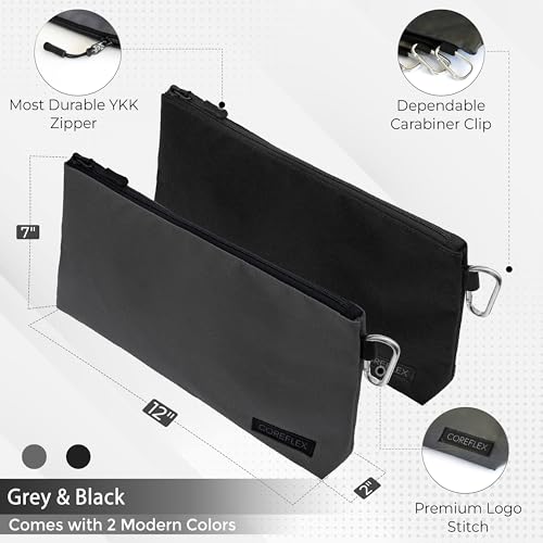 Coreflex CORE-TP-2P-PARENT 2 Pack Premium Tool Pouch Zipper Bag thumb #1