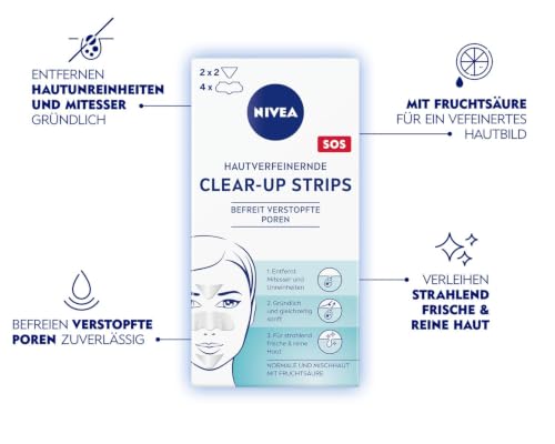 NIVEA Hautverfeinernde Clear-up Strips, 6 Stück – Ansicht 2
