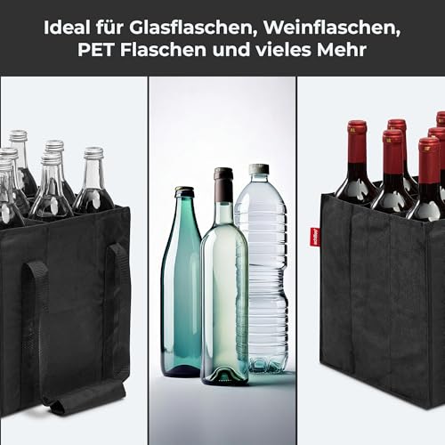 Flaschentasche Achilles mit 9 Fächern für 1,5 Liter Flaschen