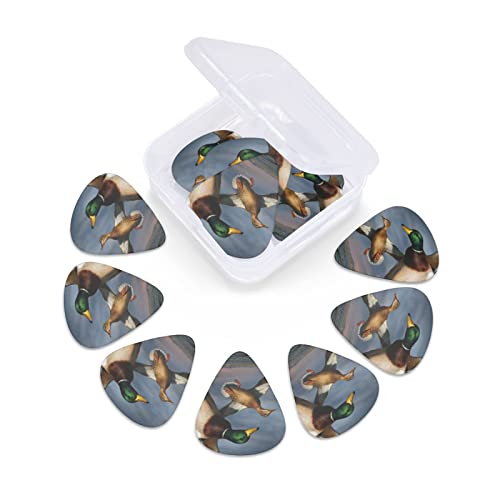 Pack de 12 médiators de guitare Canard colvert pour guitare électrique Guitare acoustique Diverses guitares - Les Beatles, Paul McCartney, John Lennon, RIngo Starr, George Harrison Pack de 12 médiators de guitare Canard colvert pour guitare électrique Guitare acoustique Diverses guitares – Image 6