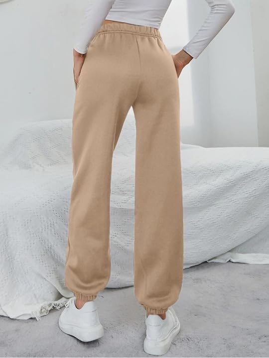 Image of Jogger for Women Solid Cotton French Terry Jogger Design Trendy new fashionabal Style Trackpant Lower Cargo Trouser