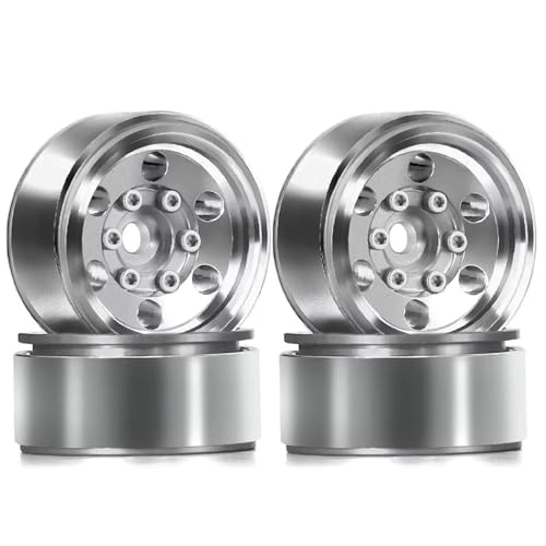 Roues métal 1 pouce de mise à niveau pour châssis RC FMS et Traxxas
