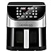 Produktbild Lehmann Heißluftfritteuse 6L mit 10 Kochprogrammen, Friteuse Heissluft 1500 W und Temperaturkontrolle 76-200°C, Air Fryer mit Timer und digitalem LED-Touchscreen, ölfreies Braten