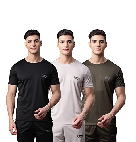 Image of Mack Jonney Regular Fit Mens Tshirts Pack of 3-MACK57786