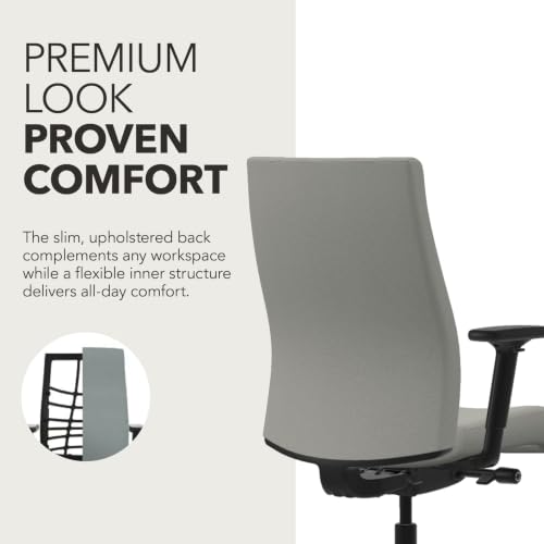 Image of HON Ignition 2.0 Ergonomic Office Chair, Lumbar Support, Desk Chair, Fog