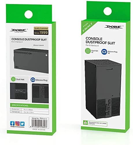 Image of New World Dust Proof Kit For Xbox Series X Dust Plugs Dust Filter Kit Compatible with Xbox Series X Console