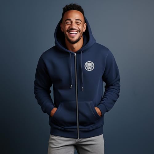 Image of 95MILES Long Sleeve Regular Fit Hoodies with Zipper Closure Type Stylish Sweatshirt for Men
