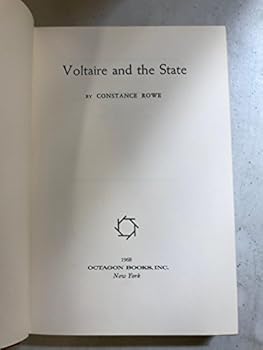 Hardcover Voltaire and the State Book