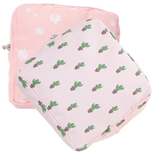 Holibanna Bolsa De Almohadilla Sanitaria Organizador Multifuncional Para Menstruación Para Tampones y Cosméticos Diseño Atractivo