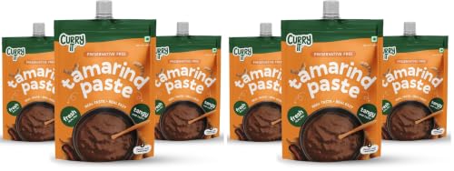 Image of CURRYiT Tamarind Paste| Rich & Tangy Imli Taste | Authentic Flavour for Sambhar, Rasam & Traditional Dishes | for Samosa, Pakoras & Snacks | No Preservatives 100g (Pack of 6)