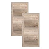 lamellen holz fassade EINBAUFERTIG Praktische Möbelfront-Türen mit natürlicher Maserung, zum beidseitig kreativ ölen, farbig lackieren oder beizen – passend zum beliebten Landhausstil, Skandinavischen Design und jeder klassischen Einrichtung