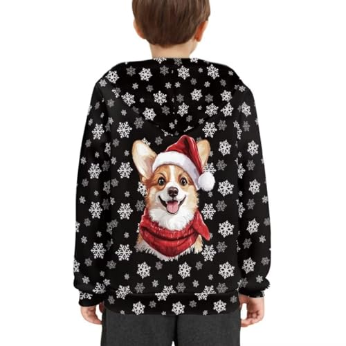 Pinupub Christmas Hoodies For Boys Girls Winter Pullover Long Sleeve Casual Xmas Hooded Sweatshirt3