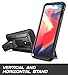 SUPCASE Unicorn Beetle PRO Series Case for OnePlus 6T, with Built-in Screen Protector& Rotating Belt Clip Holster Full-Body Rugged Kickstand Holster Case for 1+ 6T 2018 Release (Black)