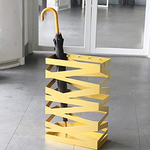 Porte-parapluie métallique pour ranger les cannes dans le couloir - 4