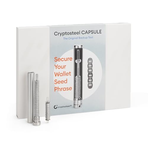 Cryptosteel Capsule Solo Waterproof Crypto Seed Storage