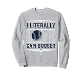 I Literally Love Cam Booser Boston Baseball MLBPA Sweatshirt