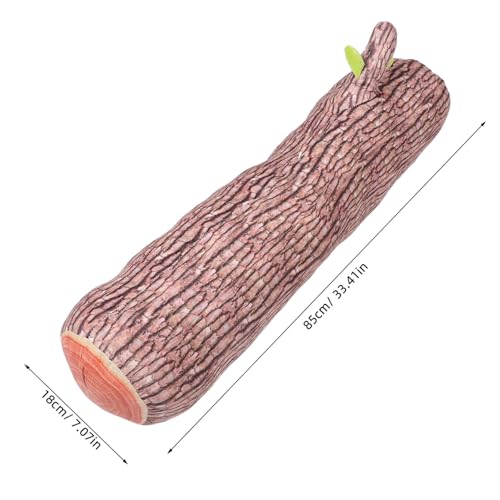 Coussin décoratif rond pour canapé motif souche d'arbre et assise cocooning - 3