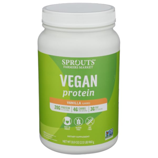 Sprouts Vanilla Vegan Protein - 33.9 oz