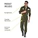 Morph Pilot Costume Men, Fighter Pilot Costume Mens, Pilots Halloween Costume For Men, Halloween Costumes Mens, Large