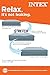 Intex Comfort Plush Mid Rise Dura-Beam Airbed with Internal Electric Pump, Bed...