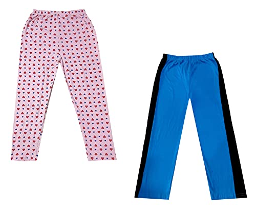 Image of indi weaves Boys and Girls Cotton Solid and Printed Pyjama /Pant /Trackpants
