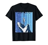 Diseño del tiburón blanco Megalodon para los amantes de los tiburones, los paleontólogos y los dinosaurios. Diseño del Gran Tiburón Gigante. Disfraz de tiburón perfecto para la decoración de tiburones y todos los que aman las películas de tiburones.