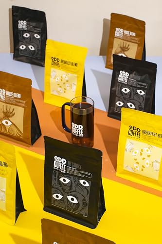 Image of ODD COFFEE ROASTERS Speciality Coffee 250g each| Pack Of 3 | OL' Smoky-Dark Roasted | Breakfast Blend - Light Roast | House Blend-Medium Roasted | Coffee Powder For Moka Pot AAA Beans