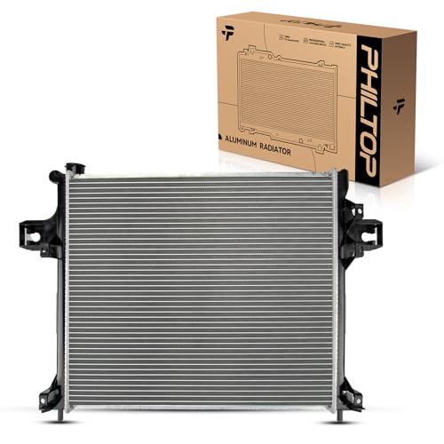 Image of PHILTOP Core Radiator Compatible with 2005-2010 Grand Cherokee 3.7L, 2005-2009 Grand Cherokee 4.7L, 2006-2010 Commander 3.7L, 2006-2009 Commander 4.7L, 2006-2010 Grand Cherokee 6.1L