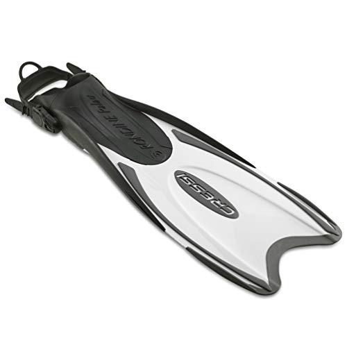 image for Cressi Palau Long Italian Designed Sadjustable Strap Open Heel Scuba S