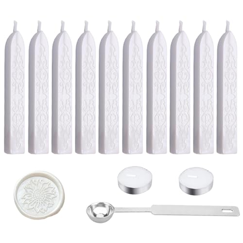 Bâtons de cire blanc perle pour invitations de mariage et sceaux créatifs