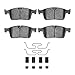 Dynamic Friction Company 3000 Semi-Metallic Brake Pads and Hardware Kit