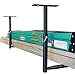 StoreYourBoard Adjustable Overhead Ladder Rack – Garage Organizer Ladder Shelf for Step & Extension Ladders - Storage Racks and Shelving for Garage Organization - Ceiling Mounted - Holds 75 lbs
