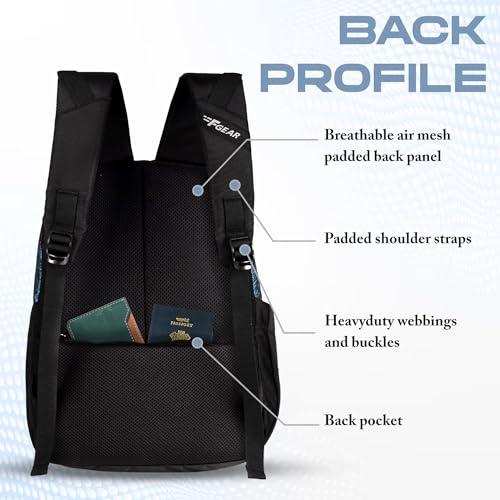 Image of F Gear Noxe 10L Daypack | Compact, Durable & Lightweight Small Backpack | 1 Compartment /1 Pocket | Water Resistant Bag | Stylish & Comfortable | Ideal for College, School, Travel & Daily Use