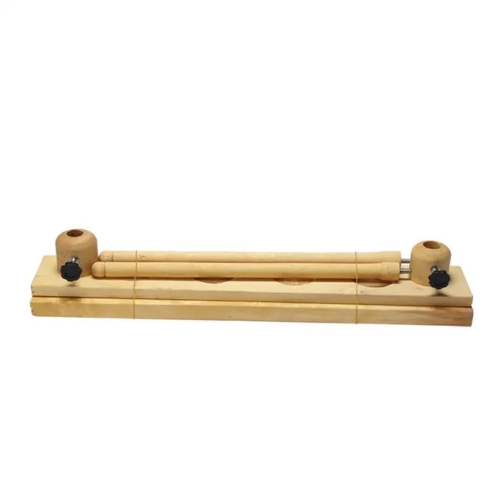 Holz-Separatory Stand Rack 4 Löcher Laborbedarf 125/250/500ml(For 125ml)