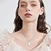 JKR Oval Jade Necklace Sterling Silver Jade Pendant Necklace Jewelry Birthday Mother's Day Gifts for Mom Women Her Wife Girls