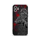 SIMPLYMDRN Slim for iPhone 11 Case - Warrior Design - Cool Case for Men - Fighter Soldier Case - Slim and Flexible (Corporal Black)