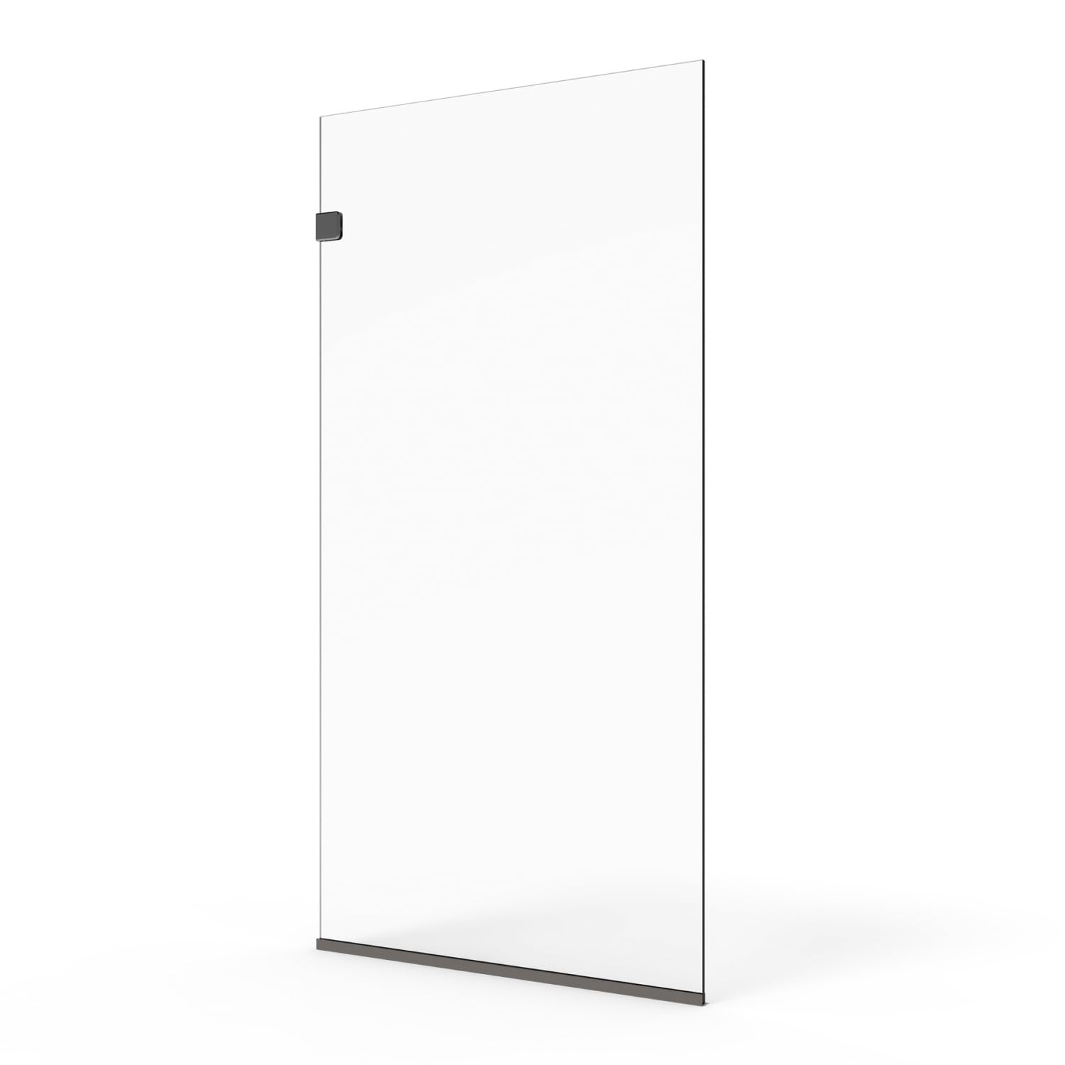 Fixed Shower Panel | Water Repellent | 3/8" Tempered Glass with Oil Rubbed  Bronze Finish 24"x60" by Fab Glass and Mirror - Amazon.com